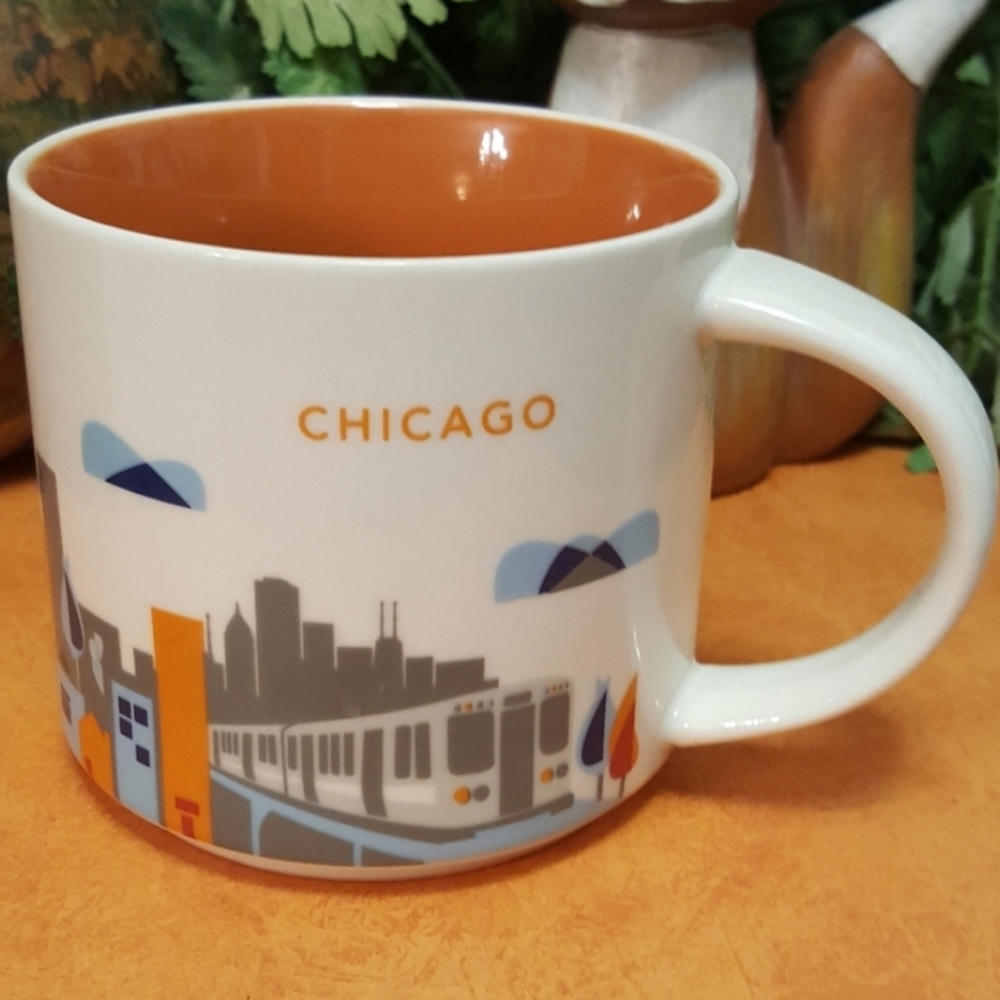 2014 Starbucks You are Here Chicago mug